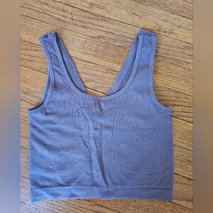 Women's Gray Sleeveless Top